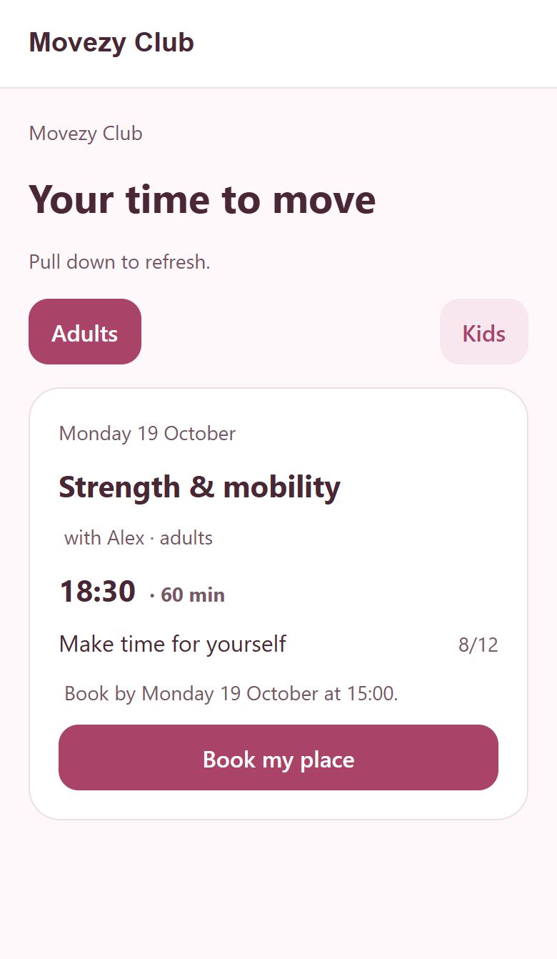 Illustrative schedule preview in English; localisation is scoped separately
